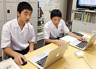 職場体験の様子