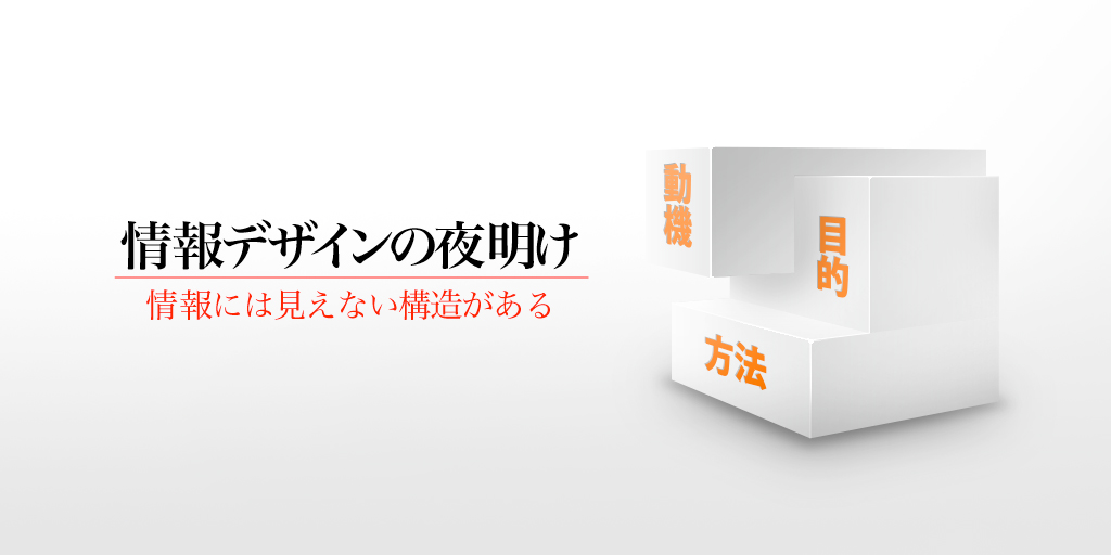 情報デザインの夜明け　情報には、目に見えない構造がある